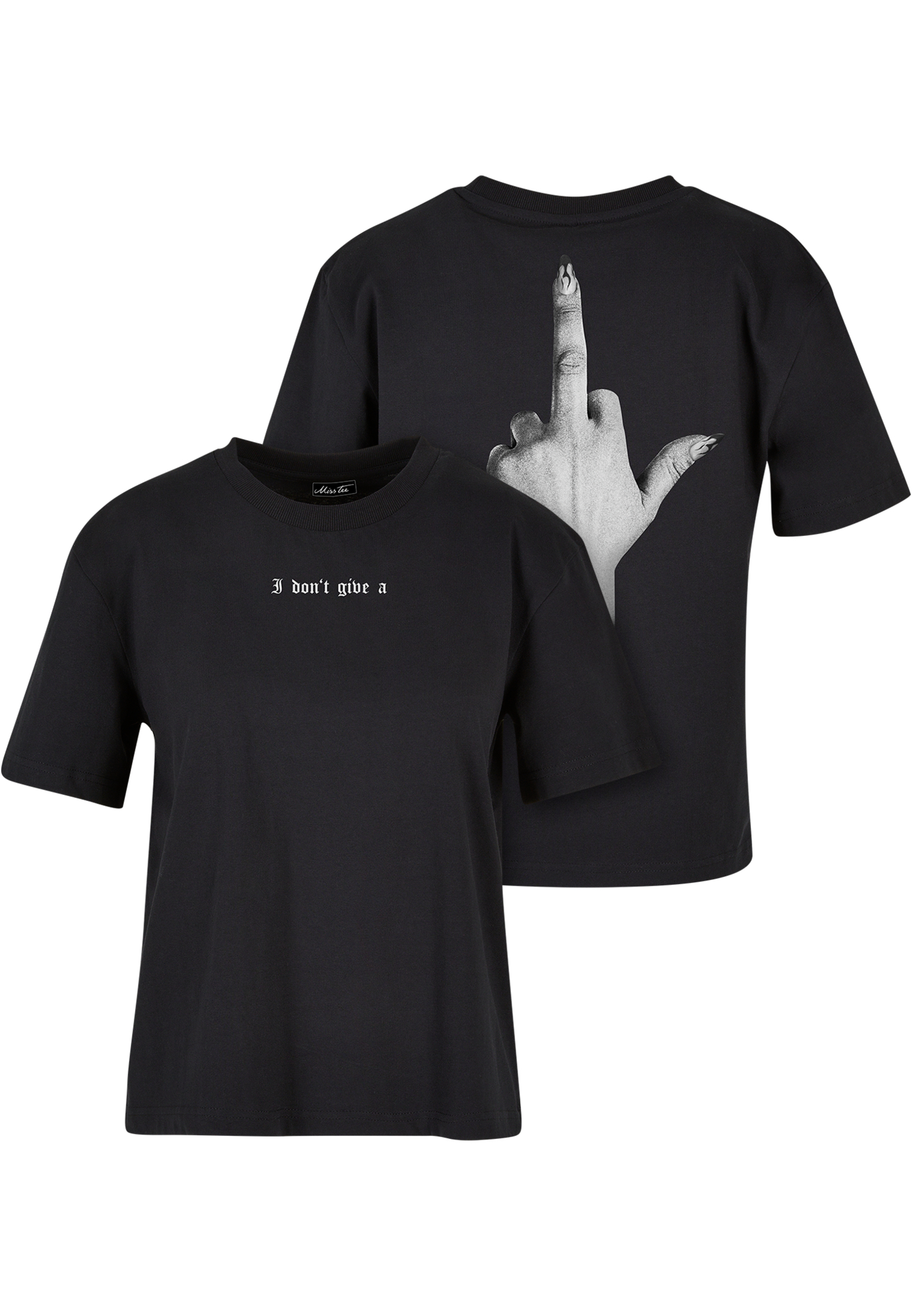 I Don't Give A Tee Miss Tee MST009-00007 black