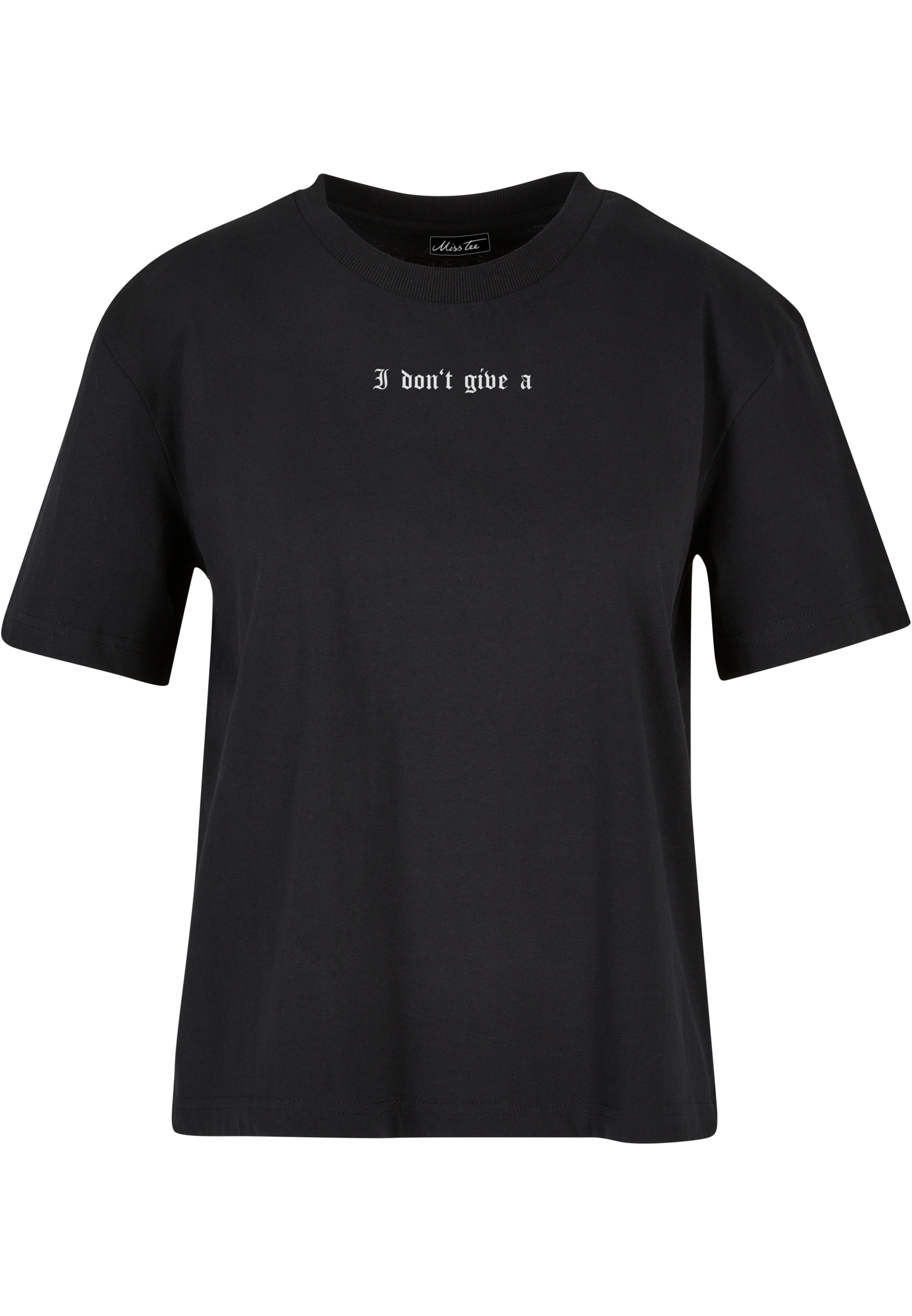 I Don&Apos T Give A Tee Miss Mst009-00007 Black Outlet γυναικεία Simple Wear