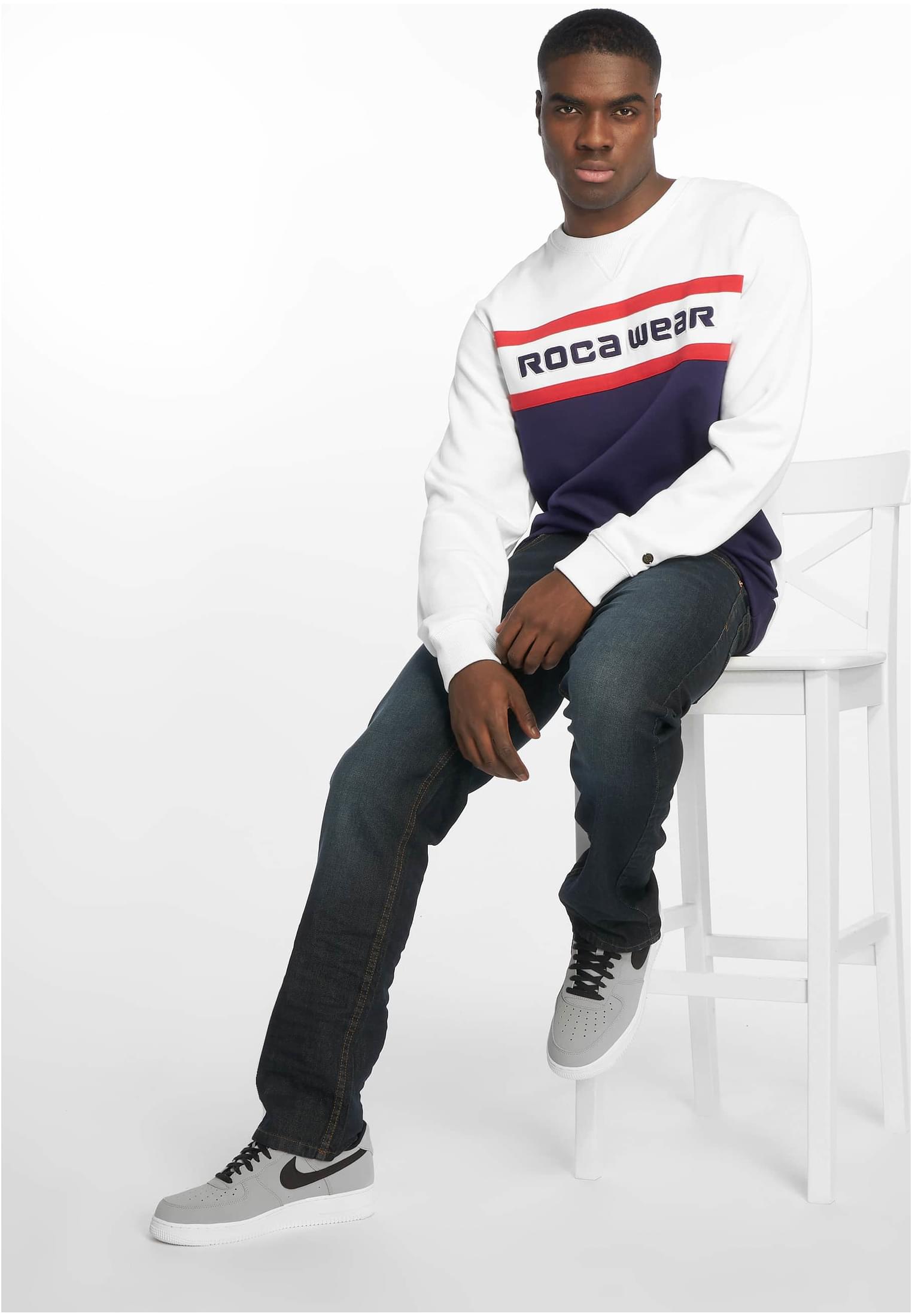 Παντελόνι Τζιν Relax Fit Rwjs016-00799 Rocawear Blue Washed ανδρικά Παντελόνια Simple Wear