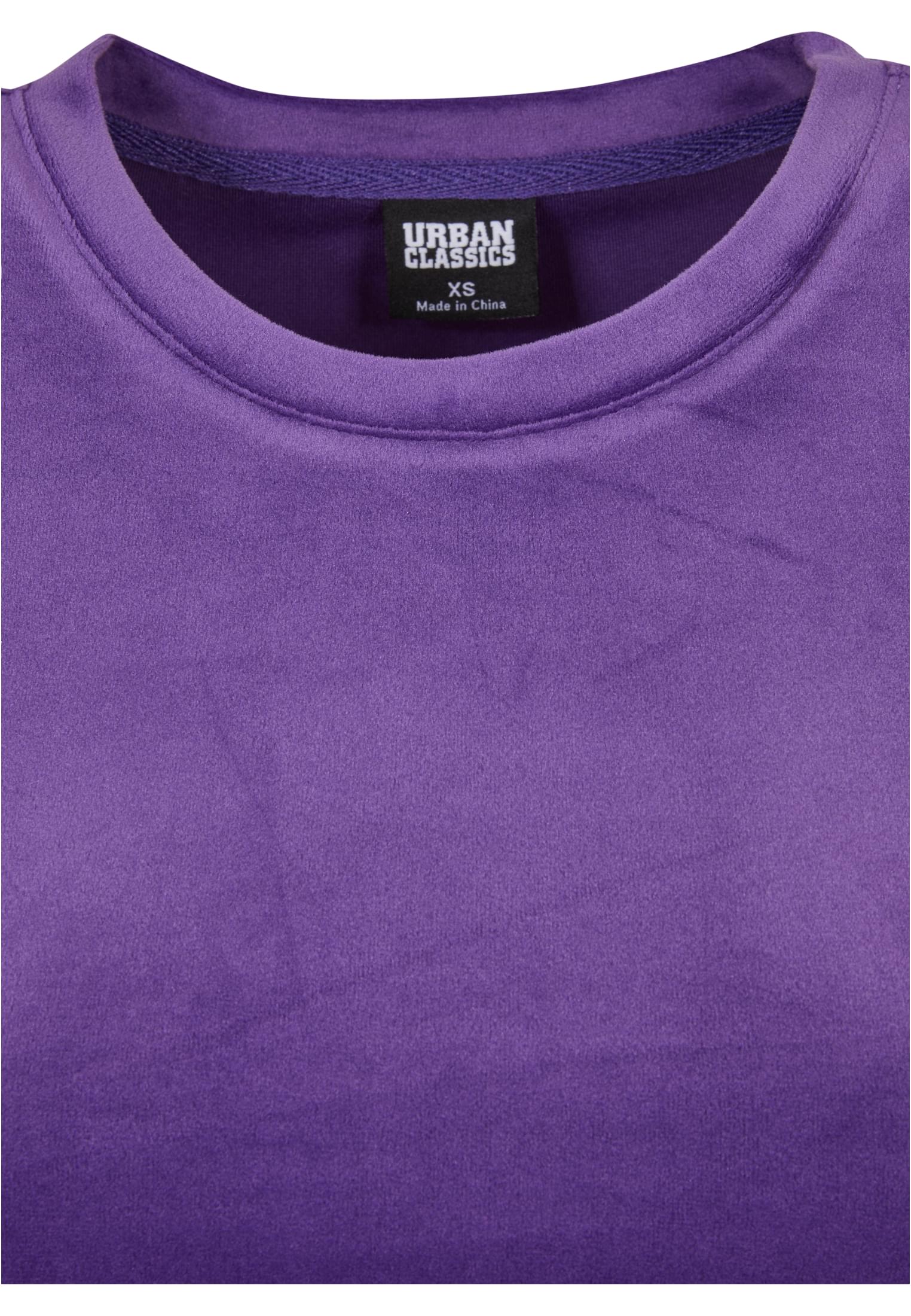 Γυναικείο Βελούδινο T-Shirt Tb6052 Urban Classics Realviolet Outlet γυναικεία Simple Wear Μπλουζάκια κοντομάνικα