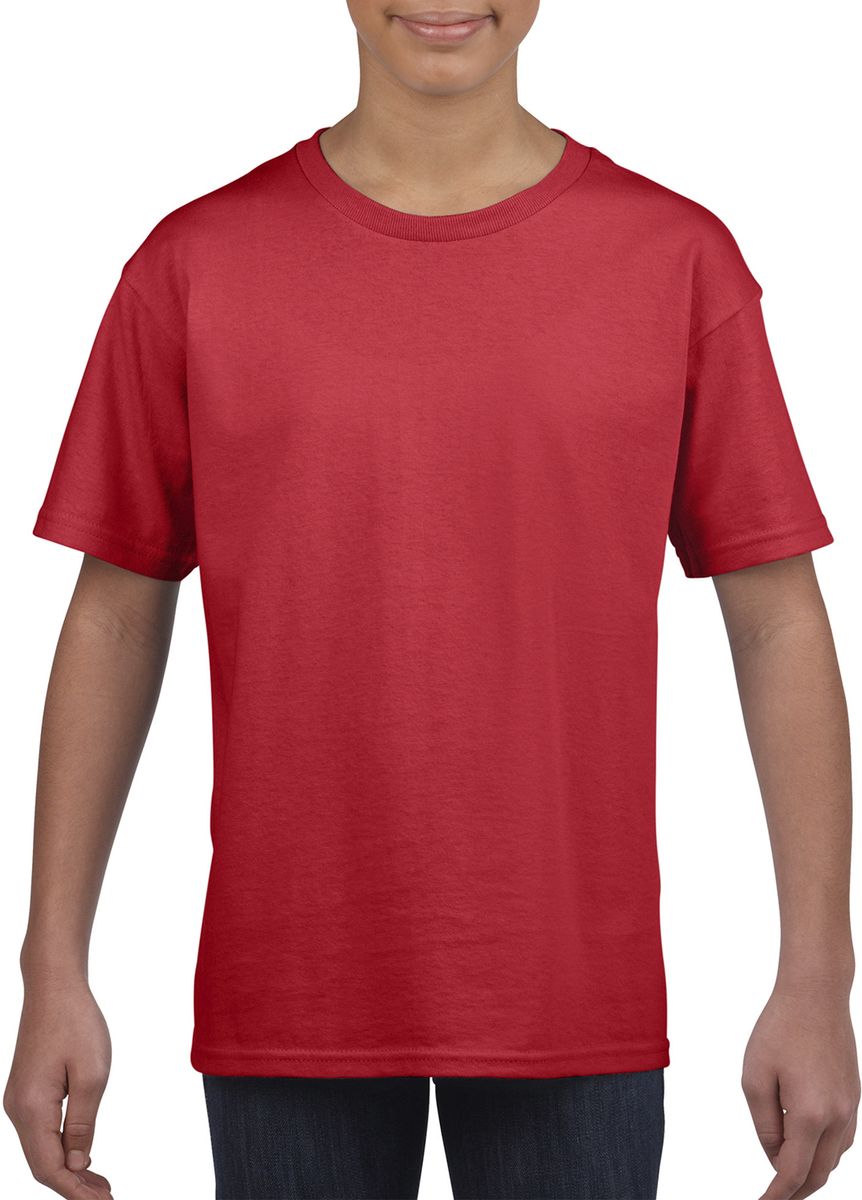 Παιδικό T-Shirt 64000B Gildan Ring Spun Red