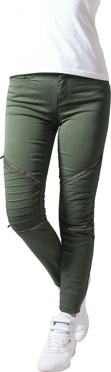 Γυναικείο παντελόνι Stretch Biker Urban Classics TB1215 Olive