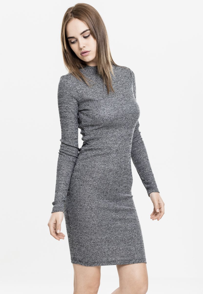 Γυναικείο Φόρεμα Rib TB1340-00091 Urban Classics Charcoal