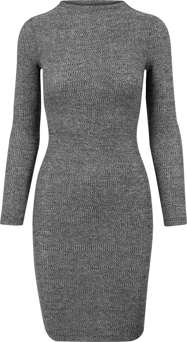 Γυναικείο Φόρεμα Rib TB1340-00091 Urban Classics Charcoal