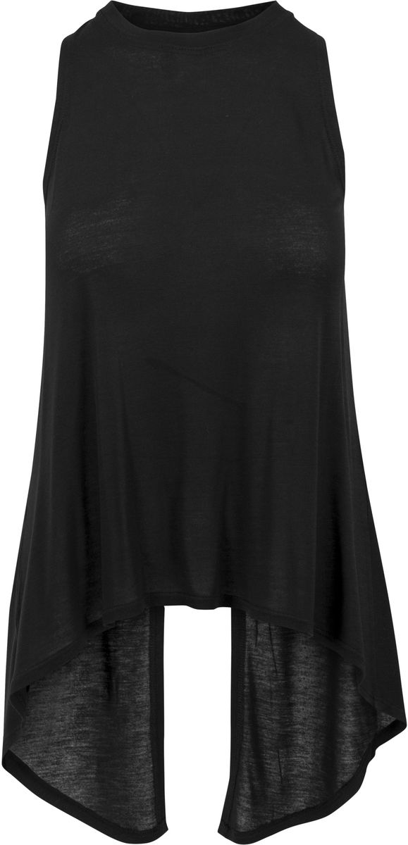 Γυναικείο Τοπ TB1509 Urban Classics Viscose Ασύμμετρο Black