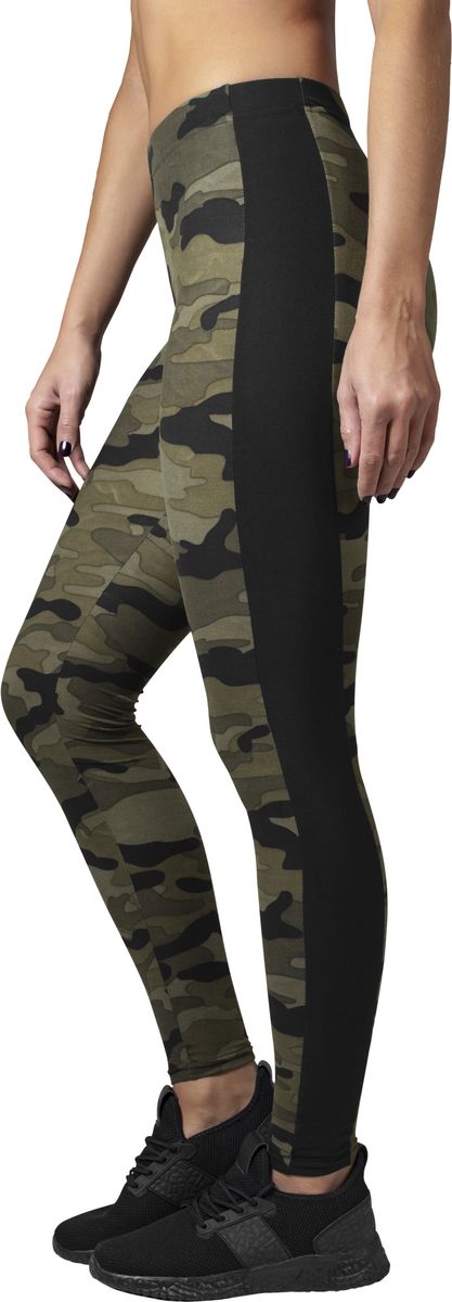 Γυναικείο Κολάν Camo Stripe Tb1530 Urban Classics Wood Black Woodcamo Blk Outlet γυναικεία Simple Wear