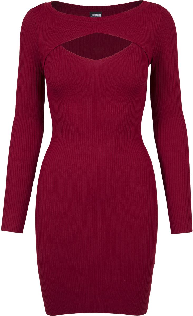 Γυναικείο Φόρεμα Μακρυμάνικο TB1742 Urban Classics Burgundy