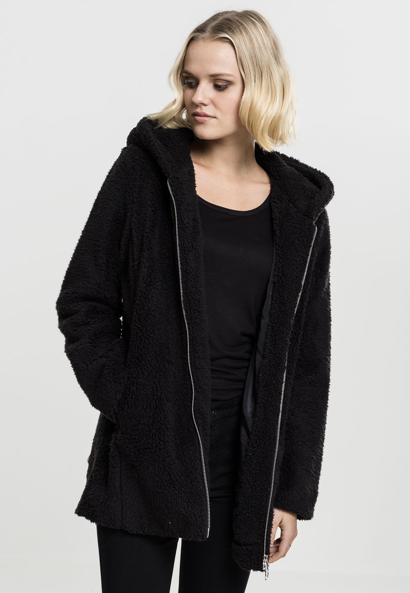 Γυναικείο Μπουφάν Sherpa TB1755 Urban Classics Black