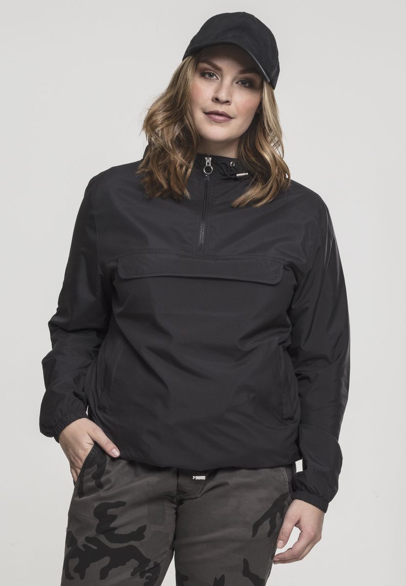 Γυναικείο Τζάκετ Tb2013 Urban Classics Basic Pull Over Black Outlet γυναικεία Simple Wear