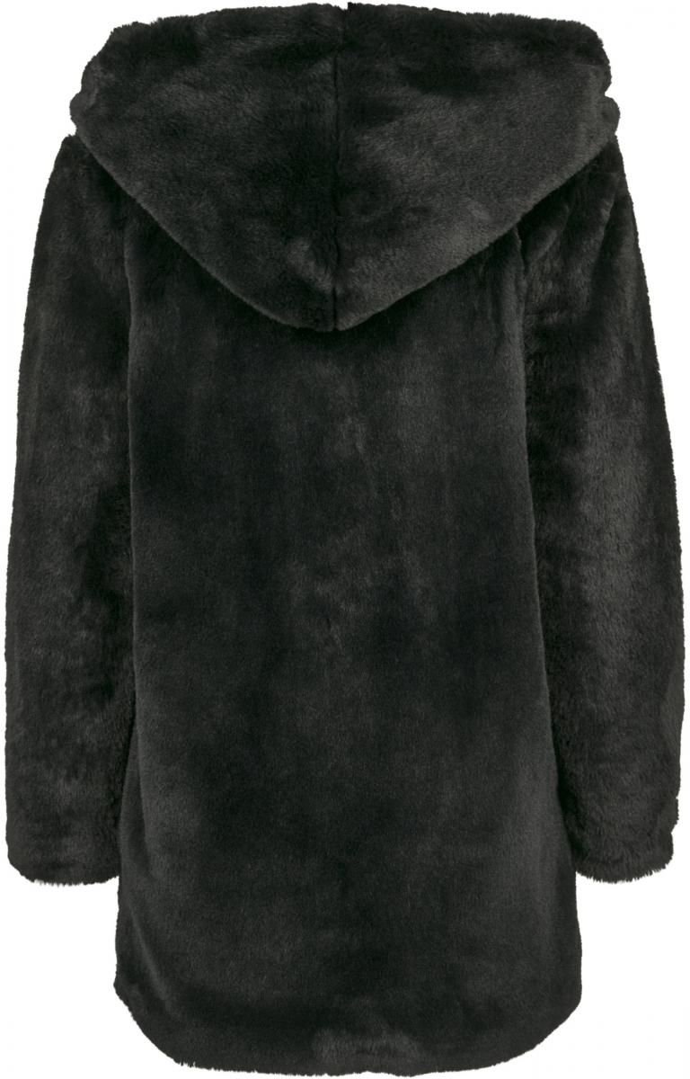Παλτό με Κουκούλα Teddy TB2375 Urban Classics Black