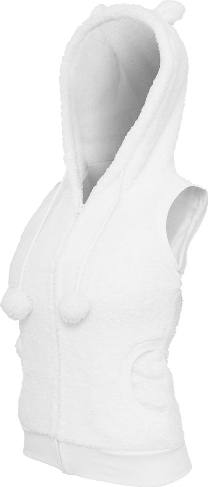 Γυναικείο αμάνικο φούτερ Teddy Urban Classics TB393-00220 White