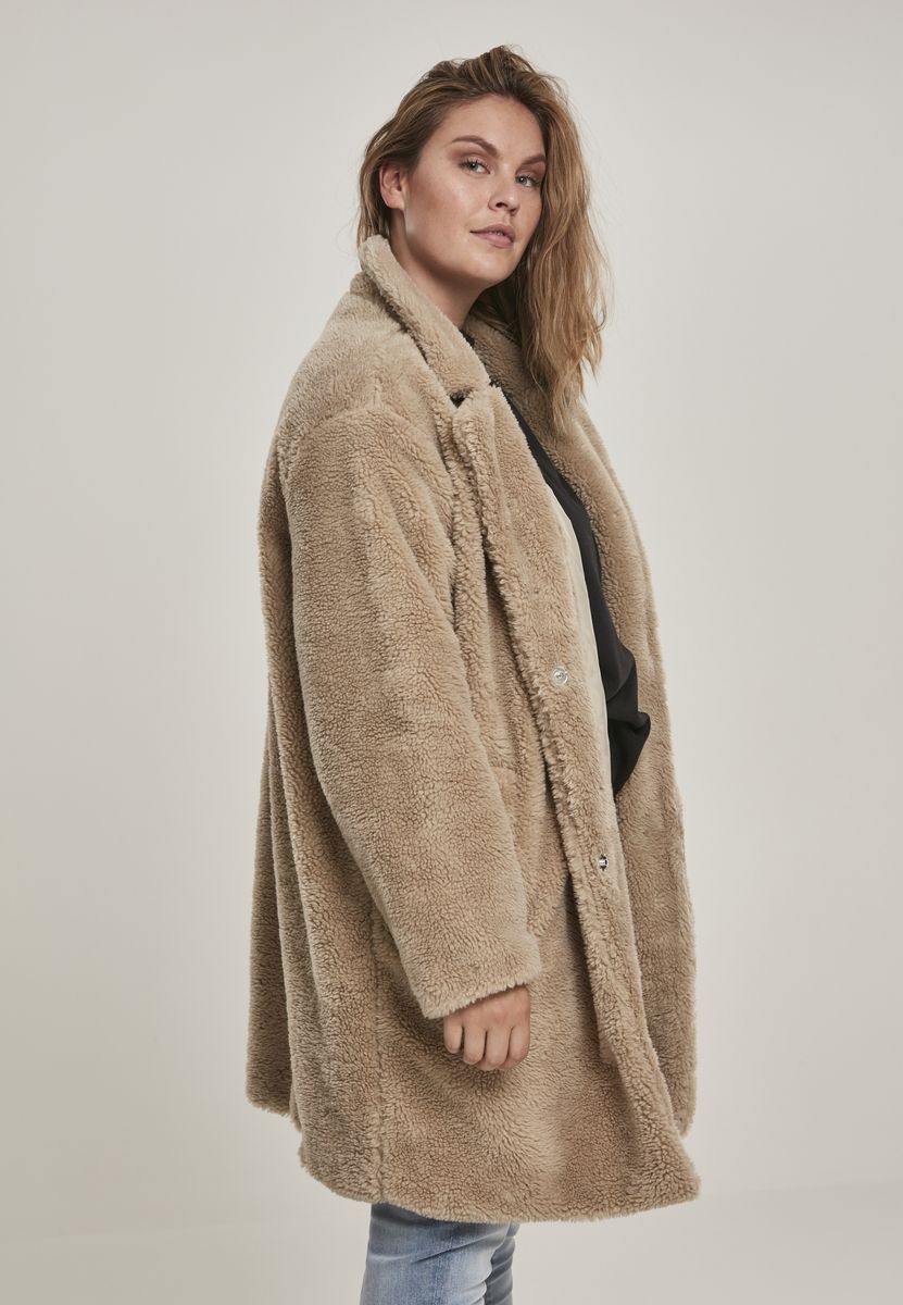 Μπουφάν Sherpa Oversized TB3058-00208 Urban Classics Sand
