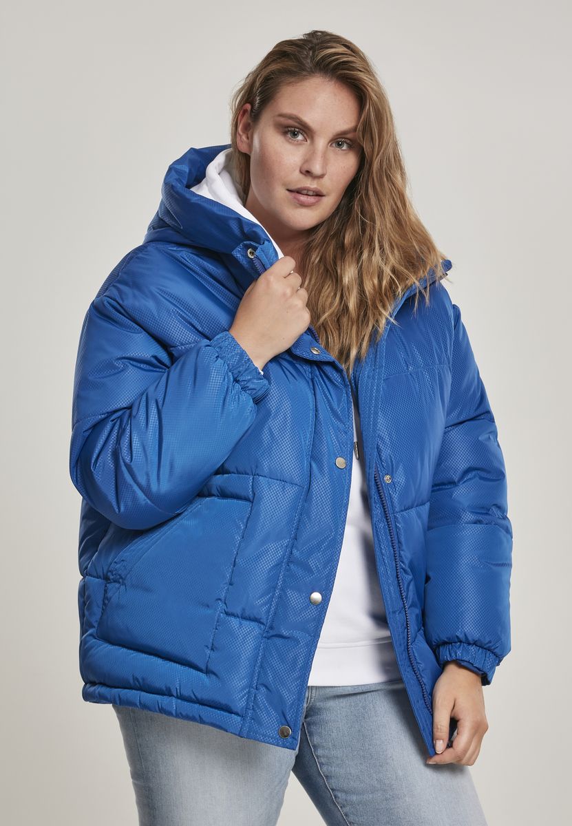 Μπουφάν Oversized Hooded Urban Classics TB3067 Royal