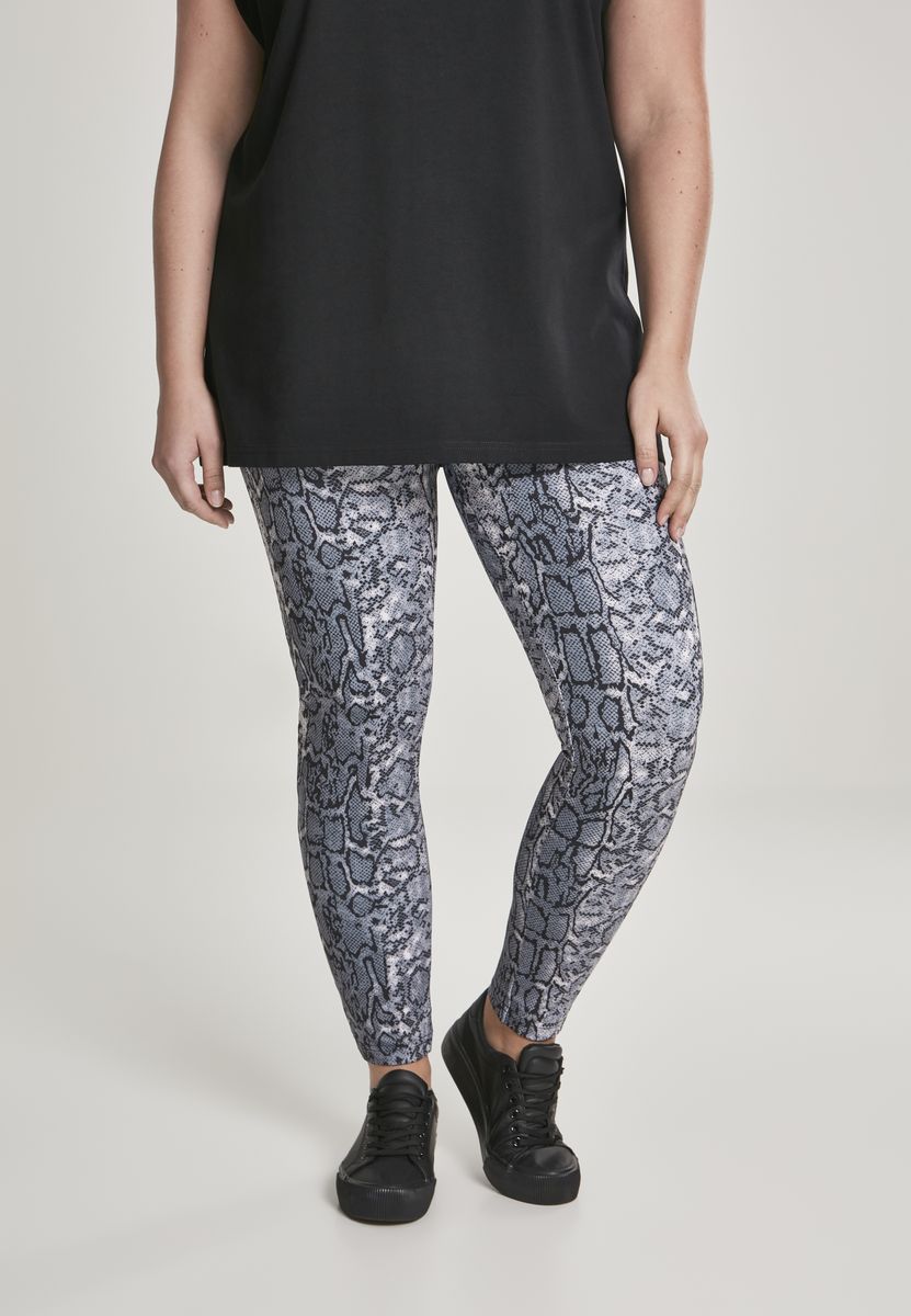 Γυναικείο κολάν High Waist Urban Classics TB2810 Grey Snake