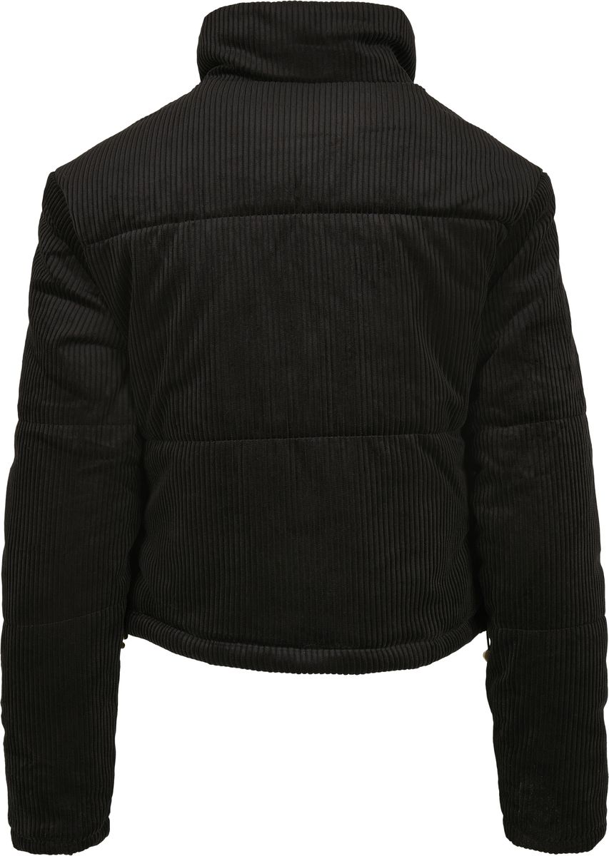 Γυναικείο Μπουφάν Corduroy Puffer Urban Classics Tb3769 Black Outlet γυναικεία Simple Wear