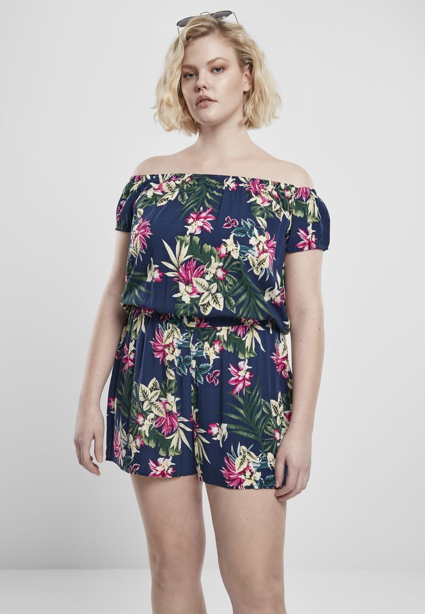 Γυναικείο Ολόσωμο Σορτς TB3433 Urban Classics Blue flower