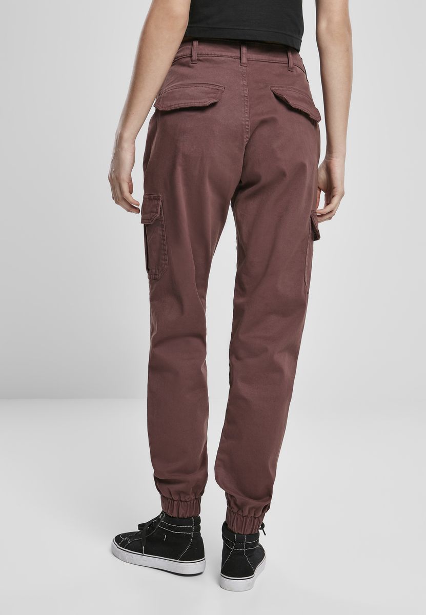 Γυναικείο Παντελόνι High Waist Cargo Urban Classics Tb3048 Cherry Outlet γυναικεία Simple Wear