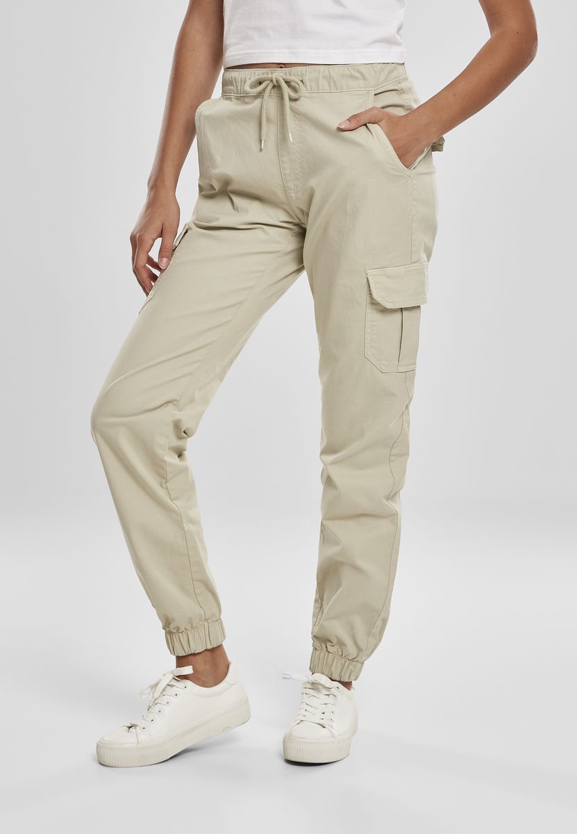 Γυναικείο Παντελόνι Cargo Jogging TB3626 Urban Classics Concrete Γκρι