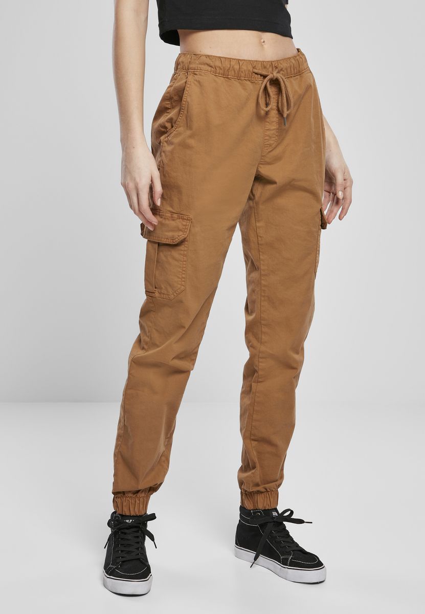 Γυναικείο Παντελόνι Cargo Jogging TB3626 Urban Classics Toffee Καφέ