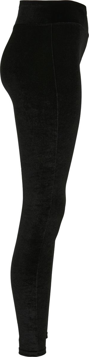 Γυναικείο Ψηλόμεσο Βελούδινο Κολάν TB4546 Urban Classics Black