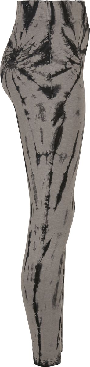 Γυναικείο Κολάν Ψηλόμεσο Tie Dye TB3656 Urban Classics Black/Asphalt
