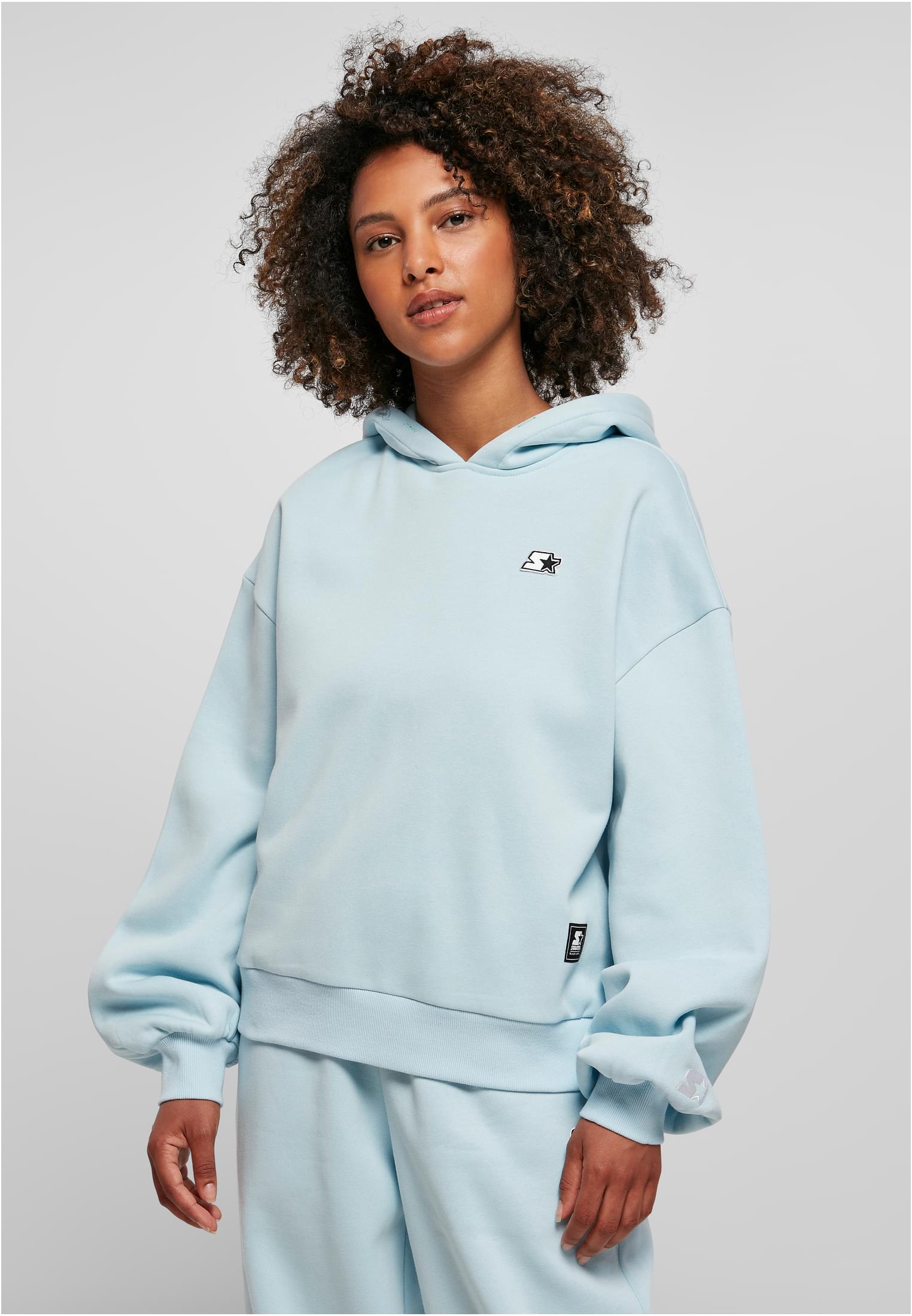 Φούτερ με Κουκούλα ST228 Starter Black Label Essential Oversized Hoody Ice Water Blue