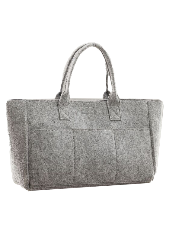 Τσάντα Shopping από Τσόχα FE-32209 JASSZ Grey Melange