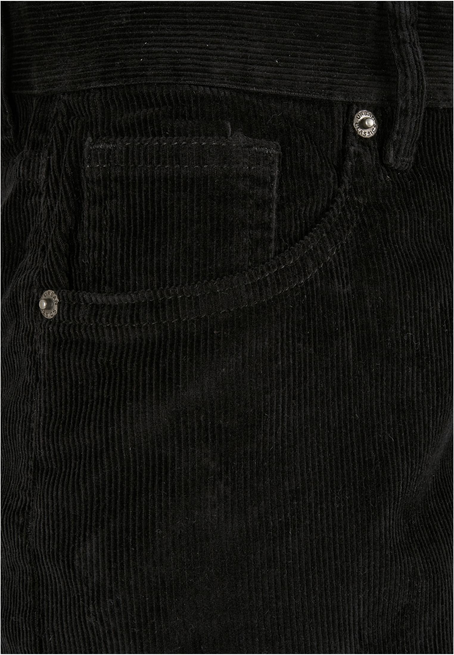 Ψηλόμεσο Παντελόνι Corduroy 90S Wide Leg Tb4743 Urban Classics Black Outlet γυναικεία Simple Wear
