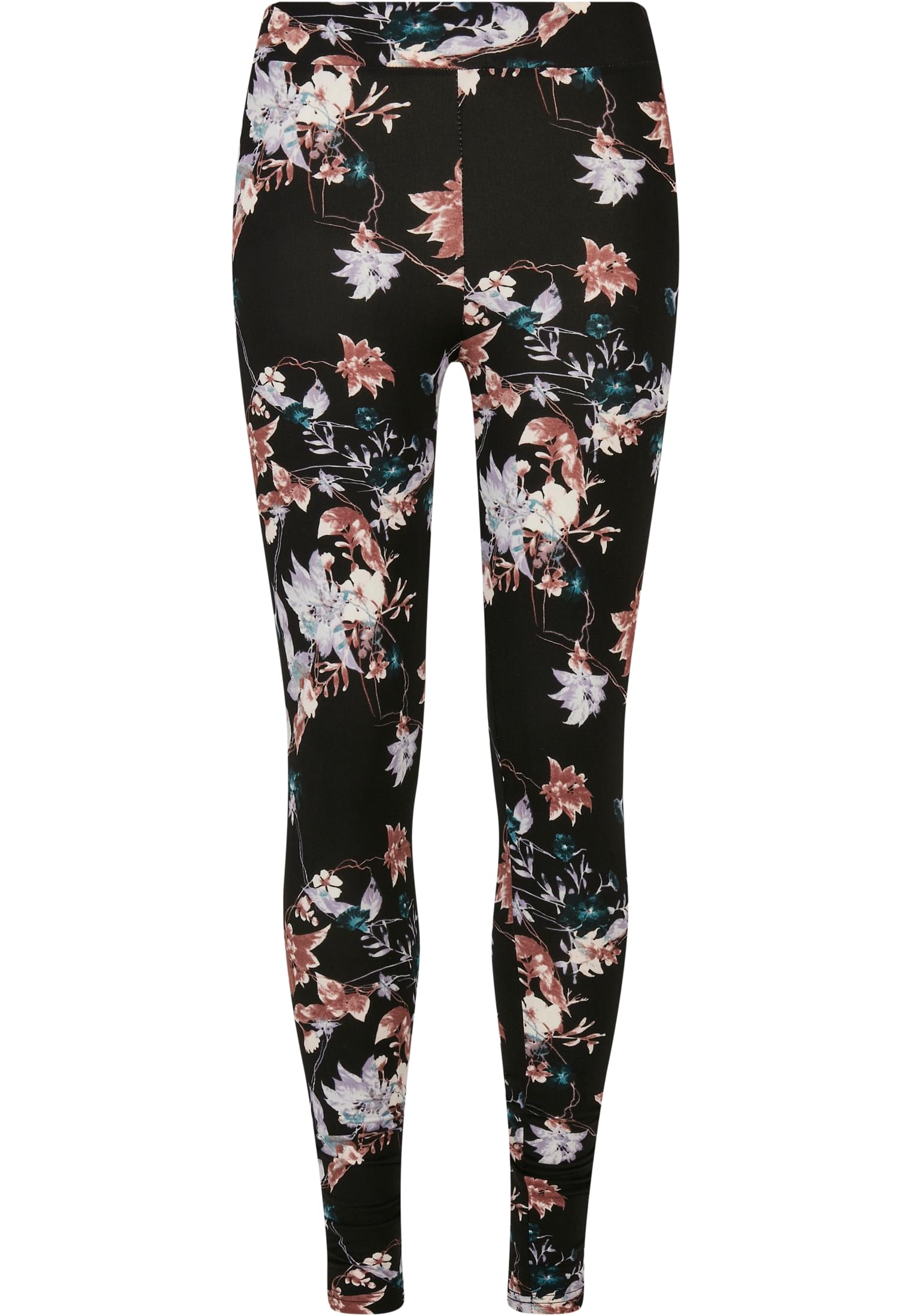 Γυναικείο Κολάν Tb4771 Urban Classics Black Soft Flower Outlet γυναικεία Simple Wear