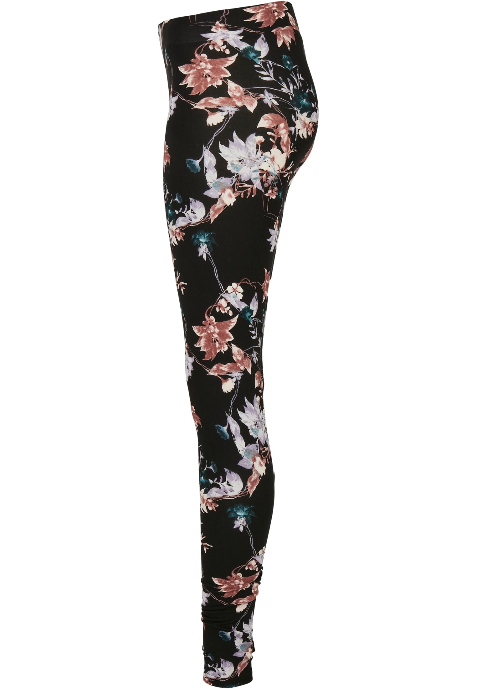 Γυναικείο Κολάν Tb4771 Urban Classics Black Soft Flower Outlet γυναικεία Simple Wear