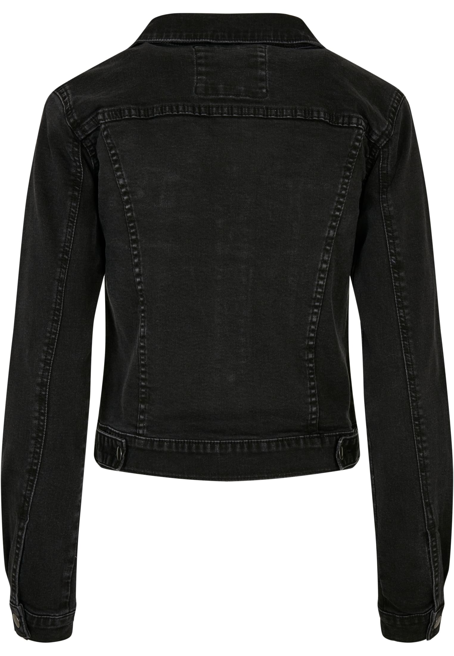 Organic Denim Jacket Uc Ladies Tb4788-00709 Black Washed Outlet γυναικεία Simple Wear