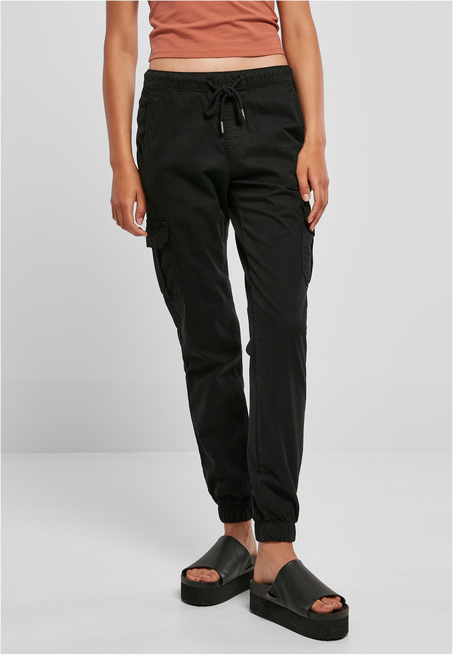 Γυναικείο Παντελόνι Cargo Jogger TB3626 Urban Classics Black