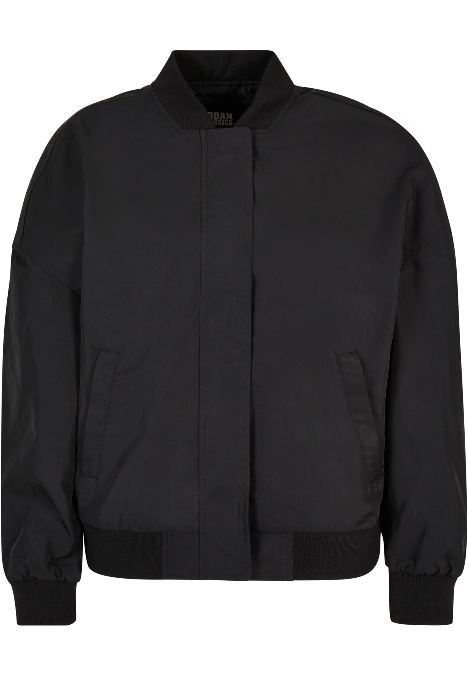 Ladies Recycled Oversized Light Bomber Jacket Urban Classics TB5488-00007 black