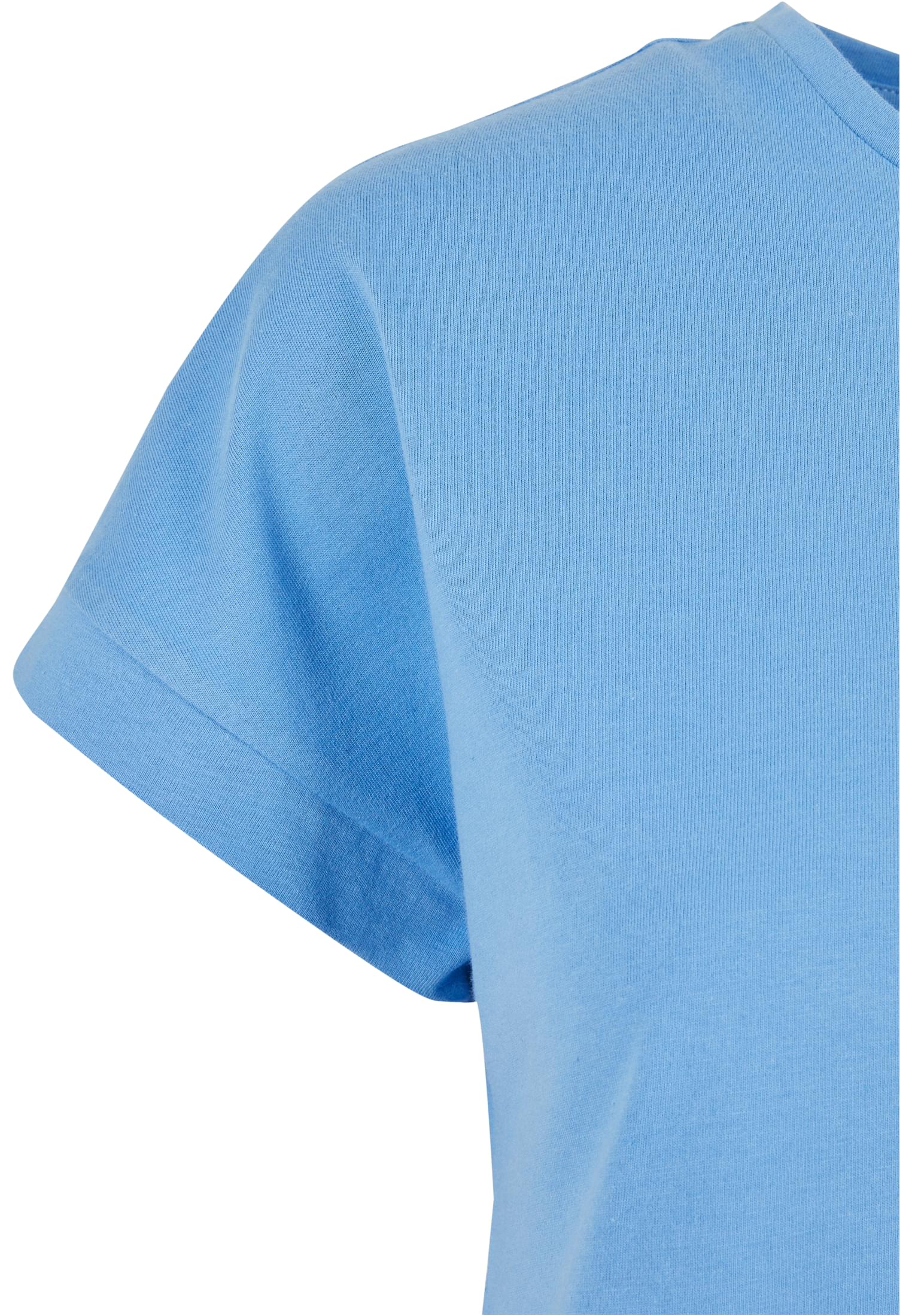 Ladies Organic Empire Valance Tee Dress Urban Classics TB5040-01301 horizonblue