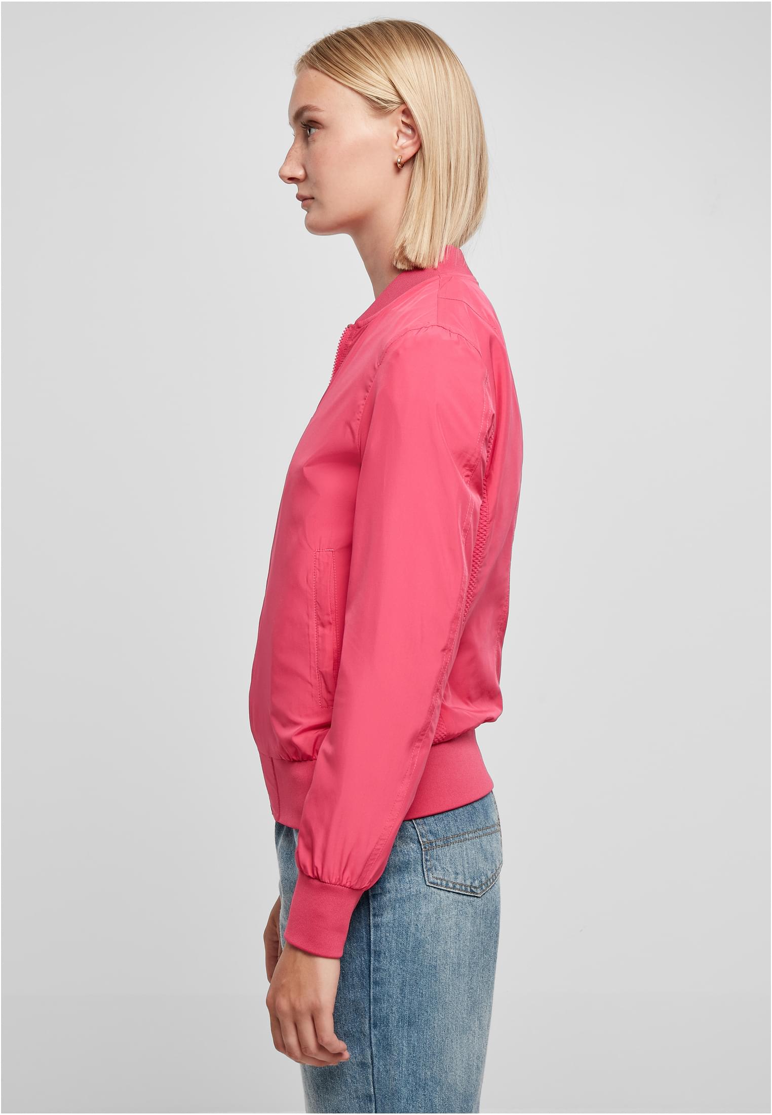 Γυναικείο Μπουφάν Ladies Light Bomber Jacket TB1217-02534 Urban Classics Hibiskus Pink