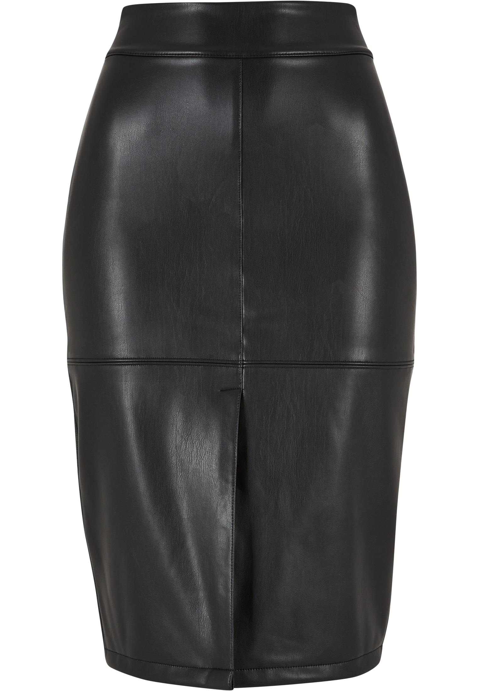 Ladies Synthetic Leather Pencil Skirt Urban Classics Tb6096-00007 Black Outlet γυναικεία Simple Wear