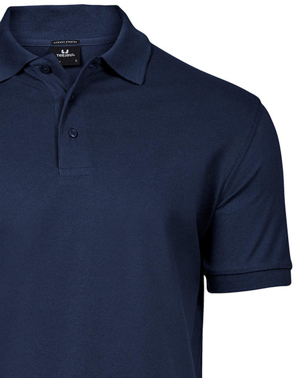 Ανδρική Μπλούζα Polo 1405 Tee Jays Luxury Stretch Navy ανδρικά Μπλούζες Simple Wear