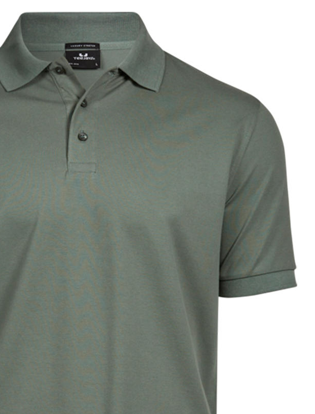 Ανδρική Μπλούζα Polo 1405 Tee Jays Luxury Stretch Leaf Green ανδρικά Μπλούζες Simple Wear