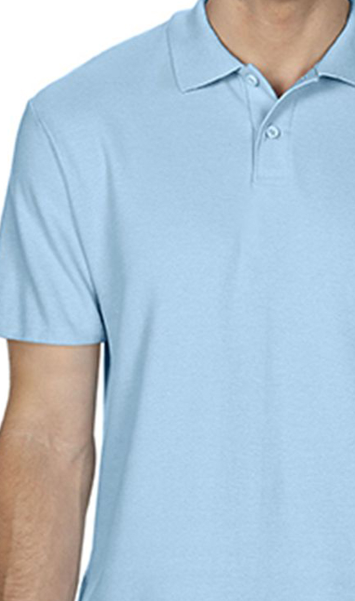 Ανδρική Μπλούζα Polo 64800 Gildan Softstyle Πικέ Light Blue ανδρικά Μπλούζες Simple Wear