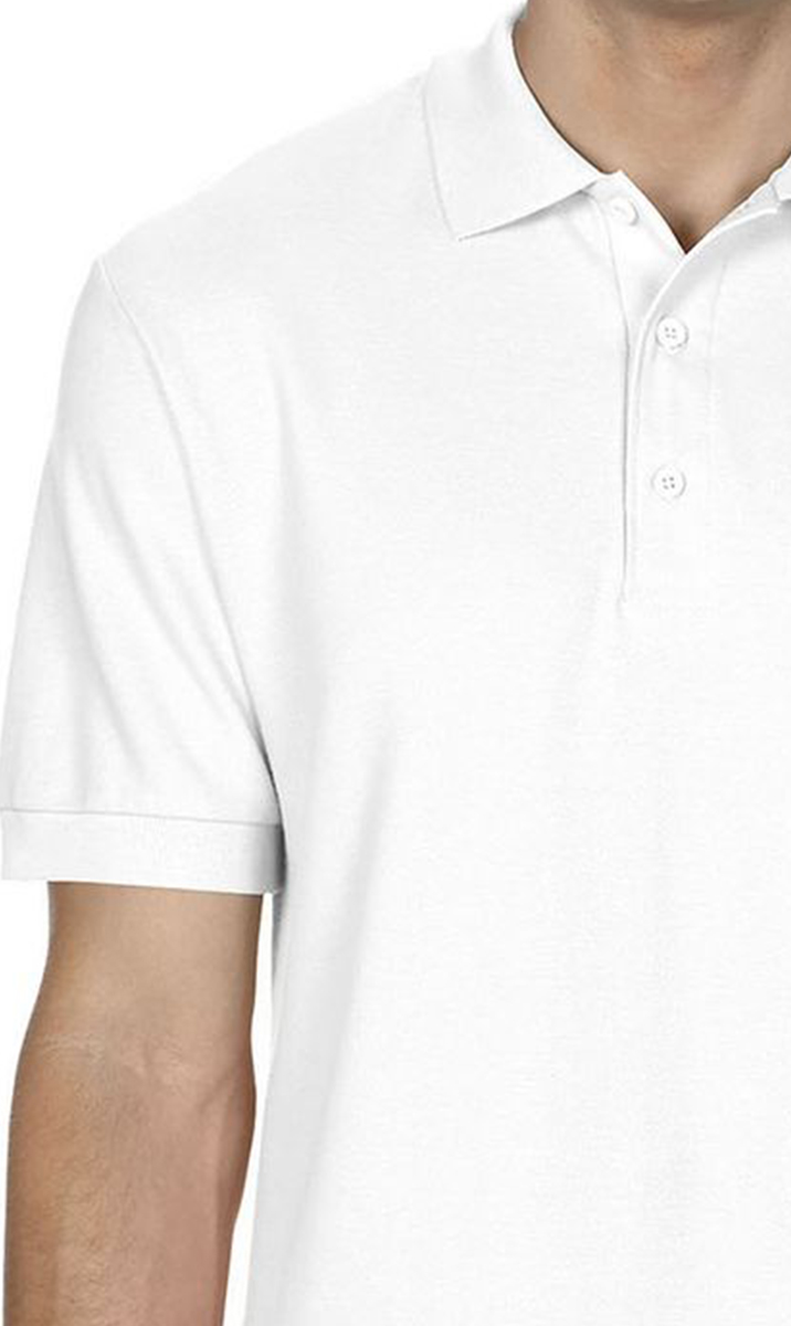 Ανδρικό Polo Πικέ 85800 Gildan Hammer White ανδρικά Μπλούζες Simple Wear
