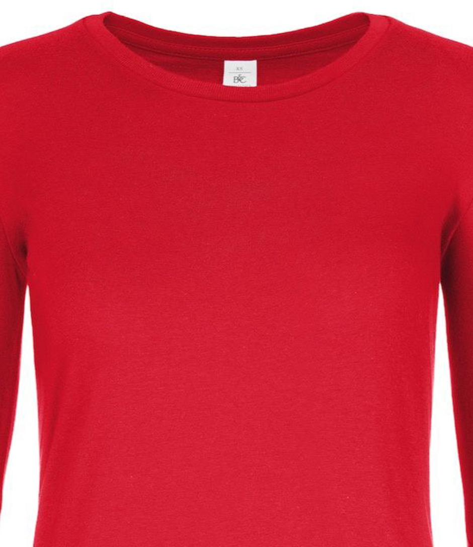 Γυναικείο T-Shirt Μακρυμάνικο TW08T B & C Red