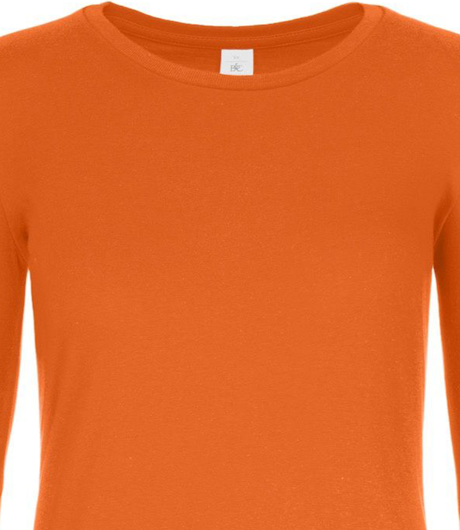 Γυναικείο T-Shirt Μακρυμάνικο TW08T B & C Urban Orange