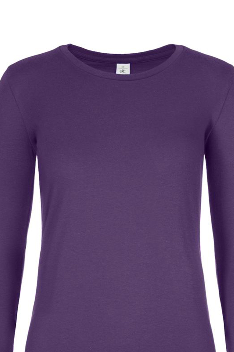 Γυναικείο T-Shirt Μακρυμάνικο TW08T B & C Urban Purple