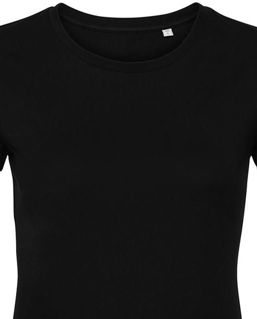 Γυναικείο T-Shirt R-108F-0 Russell Organic White Black