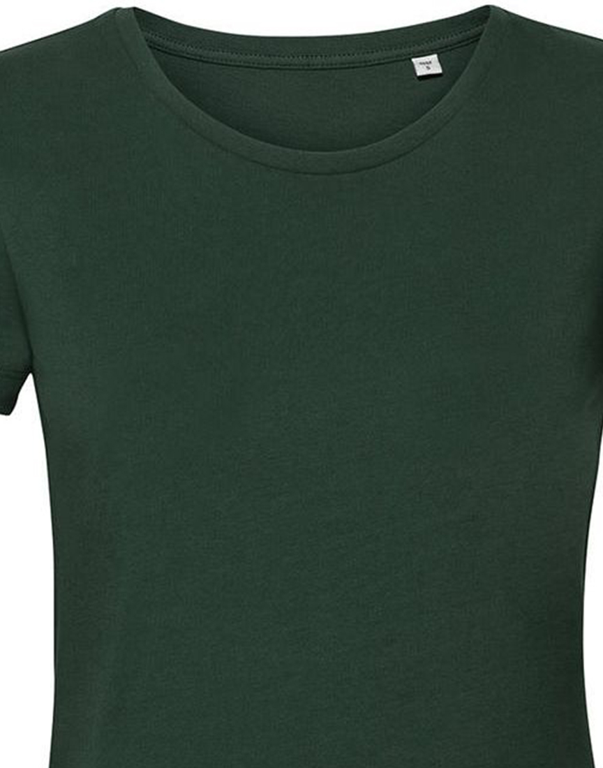 Γυναικείο T-Shirt R-108F-0 Russell Organic White Bottle Green