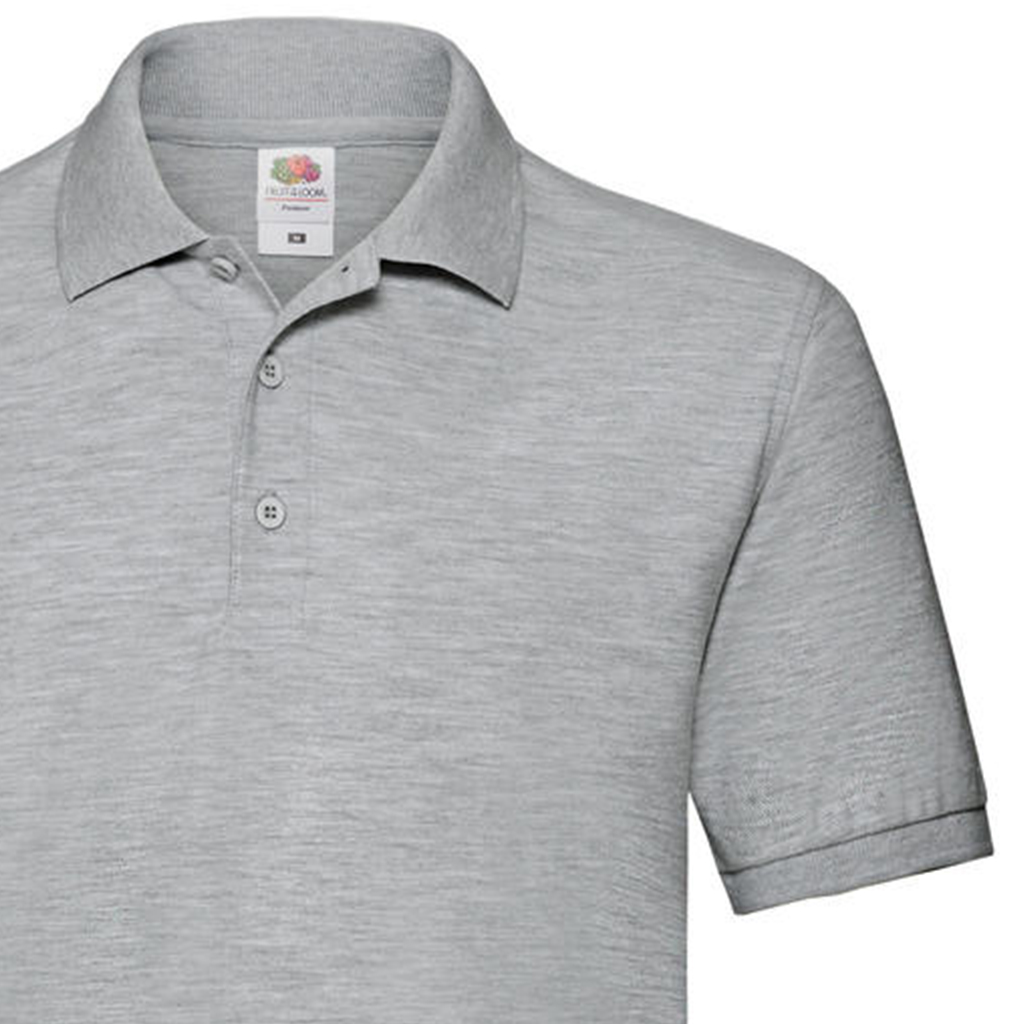 Ανδρική Μπλούζα Polo 63-218-0 Fruit Of The Loom Premium Athletic Heather ανδρικά Μπλούζες Simple Wear