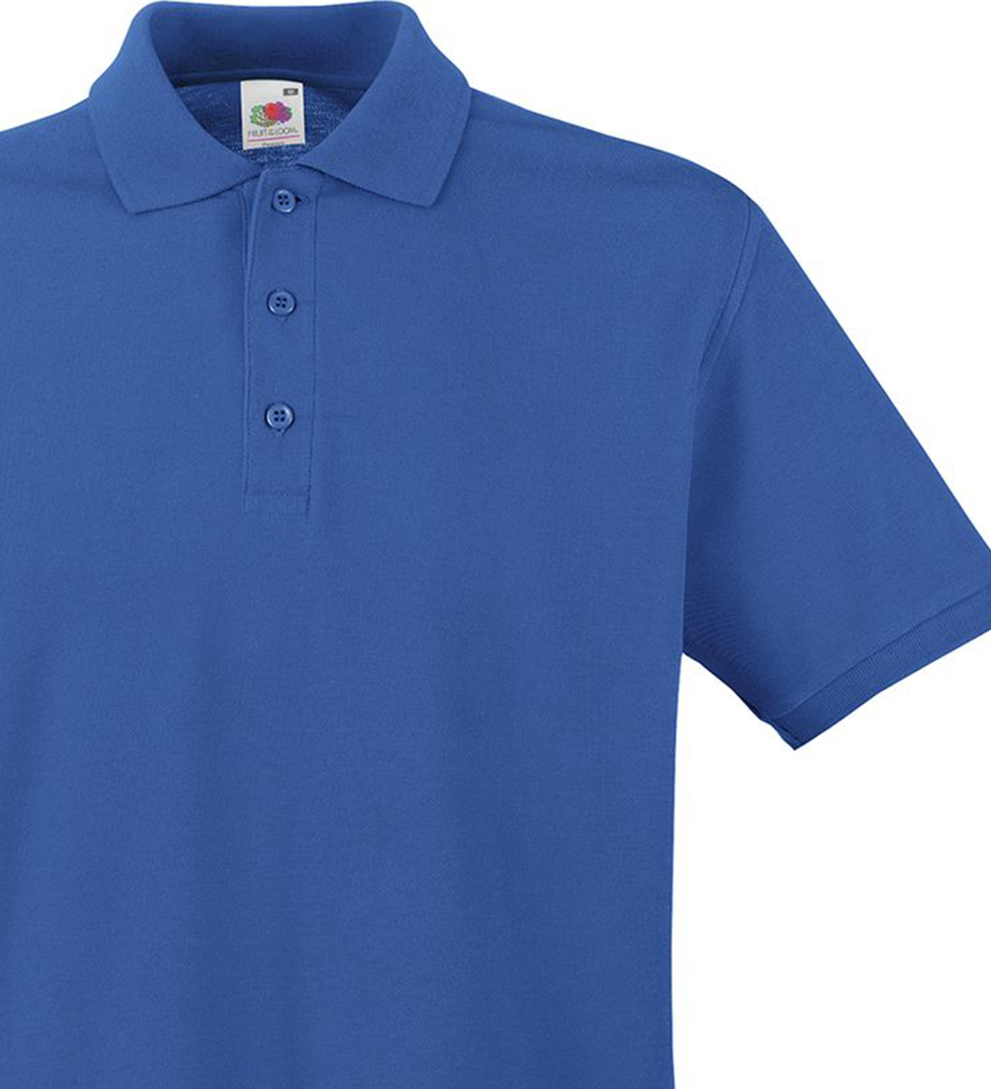 Ανδρική Μπλούζα Polo 63-218-0 Fruit Of The Loom Premium Royal Blue ανδρικά Μπλούζες Simple Wear