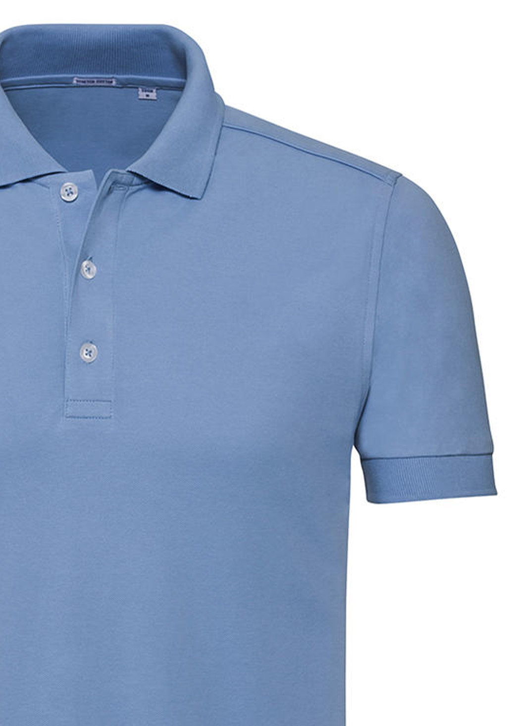 Ανδρική Μπλούζα Polo R-566M-0 Russell Fitted Stretch Slim Fit Sky ανδρικά Μπλούζες Simple Wear