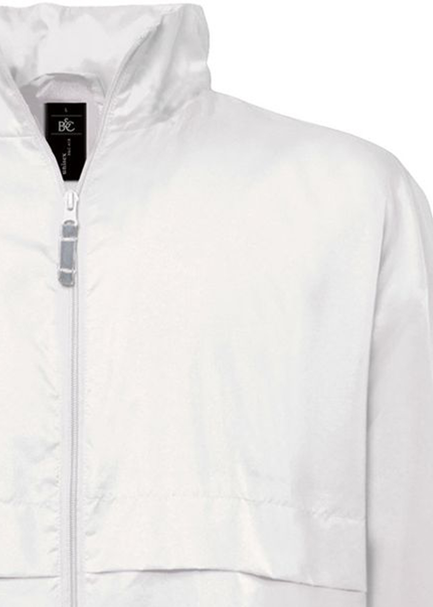 Αντιανεμικό Μπουφάν Air B C White ανδρικά Simple Wear
