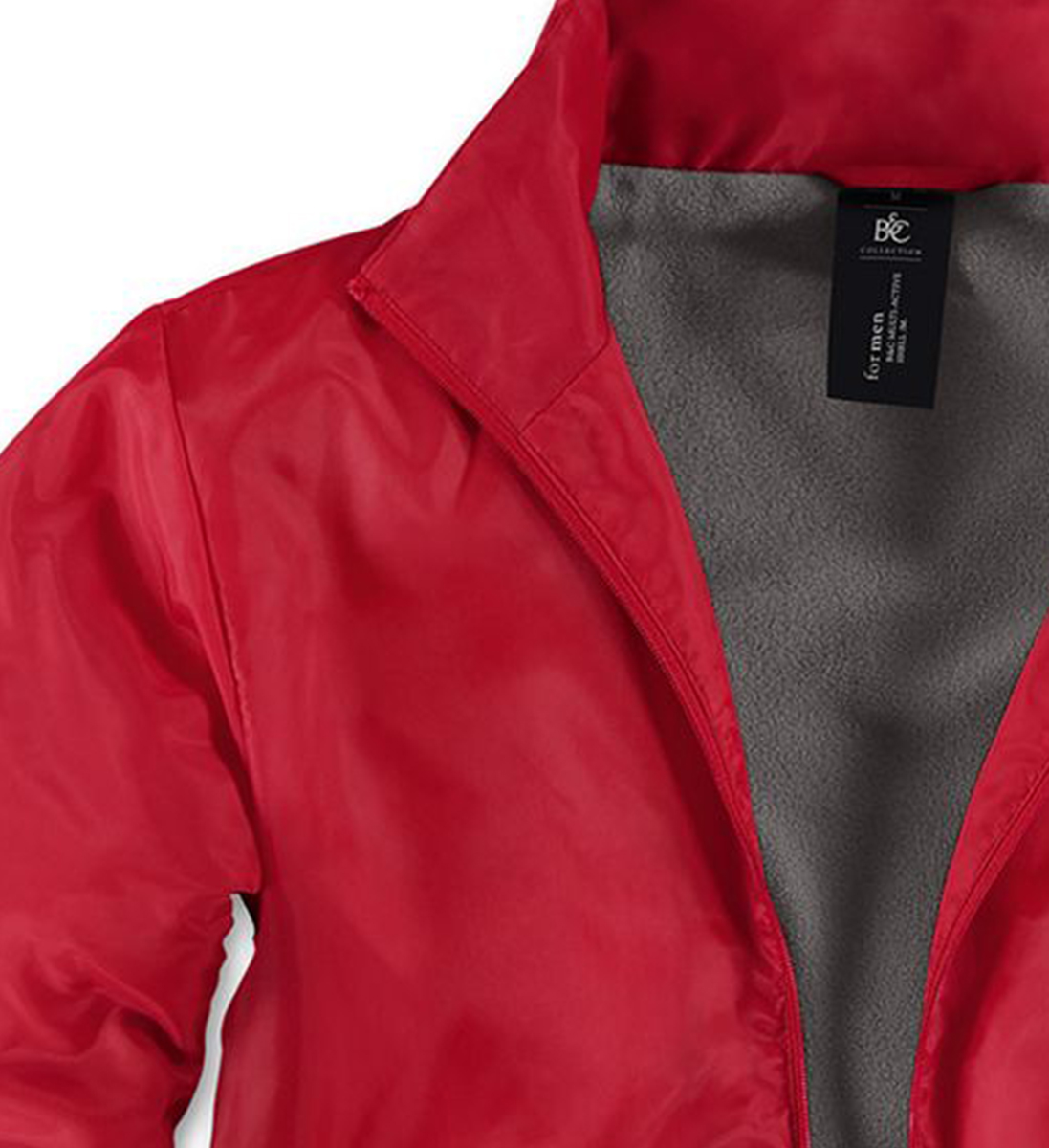 Ανδρικό Μπουφάν Jm825 B C Multi-Active Red Warm Grey ανδρικά Simple Wear